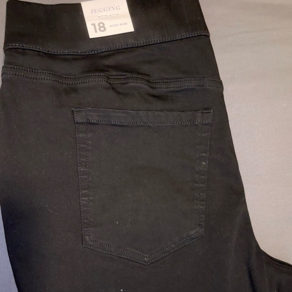 Lane Bryant Black Jeggings NEW
